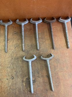 Vintage Boston Coupling Co. Navy Combination Spanner Wrench FireFighter Tool