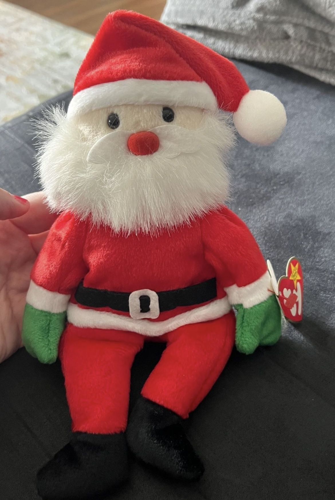 Beanie Baby TY Original 1998 Santa With Tag