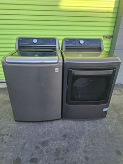 LG washer and gas dryer