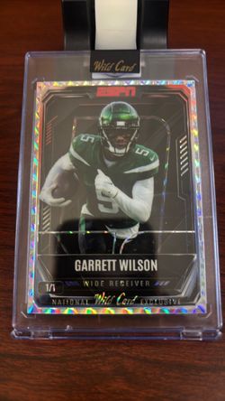 Garrett Wilson ESPN Wild Card Exclusive 1/1 Trading Card