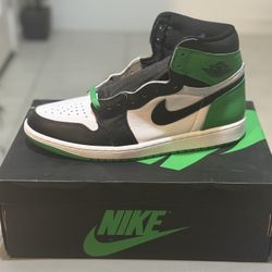 Nike Air Jordan 1 Retro OG High Lucky Green Men’s Size 10.5 Brand New With Box