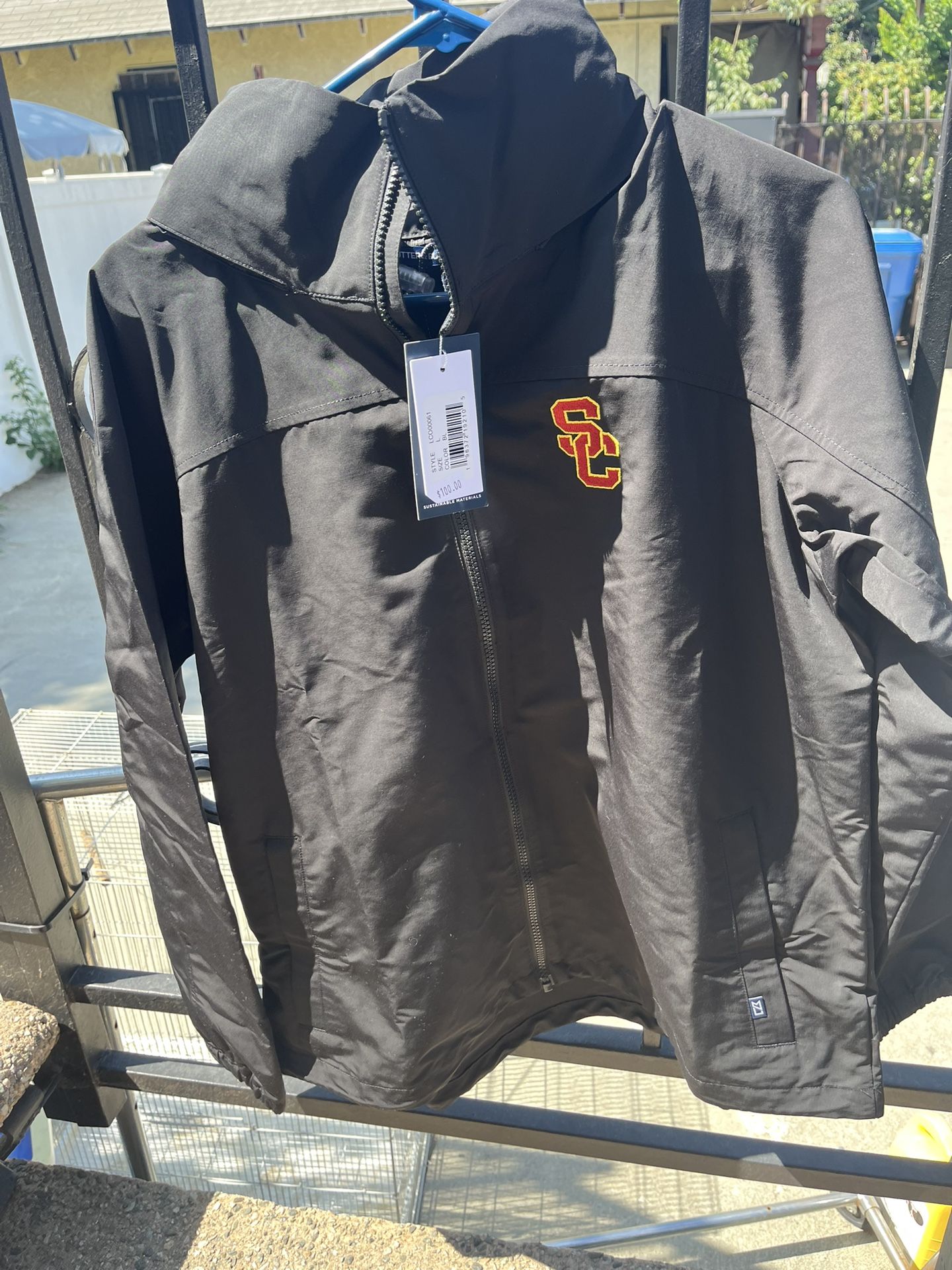 Cutter & Buck Windbreaker Jacket USC Large Men’s 