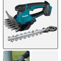 Makita 18V LXT Cordless Grass Shear w/ Hedge Trimmer Blade - Tool Only