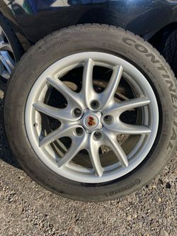 Porsche rims and tires (5 set)
