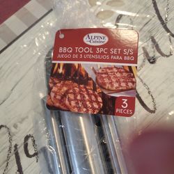 3 piece barbecue tool set 