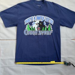 That’s A Awful Lot Of Cough Syrup Timberwolves Drop T-Shirt (M)