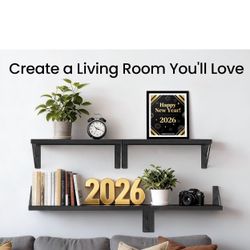 BAYKA Wall Mounted Floating Shelves 