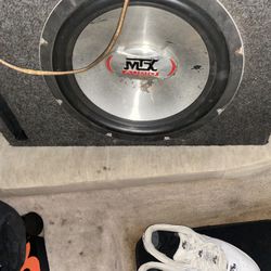 Amp And Vented SubWoofer