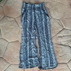 Boho Print Flare Pants
