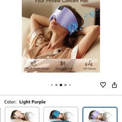 Sleep mask with Bluetooth - Play music as You sleep