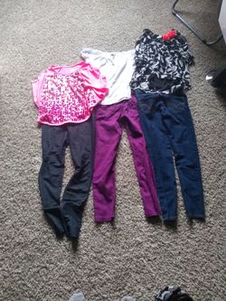Girls Size 10   3 Outfits