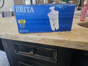 Brand new sealed 5 pc Brita water filters in box