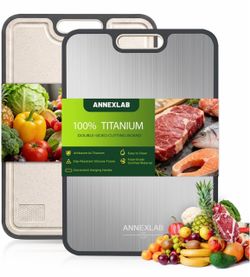 Brand new 2-Sided Metal Chopping Board