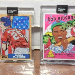 Baseball Cards Project 2020 McGuirre & Bob Gibson