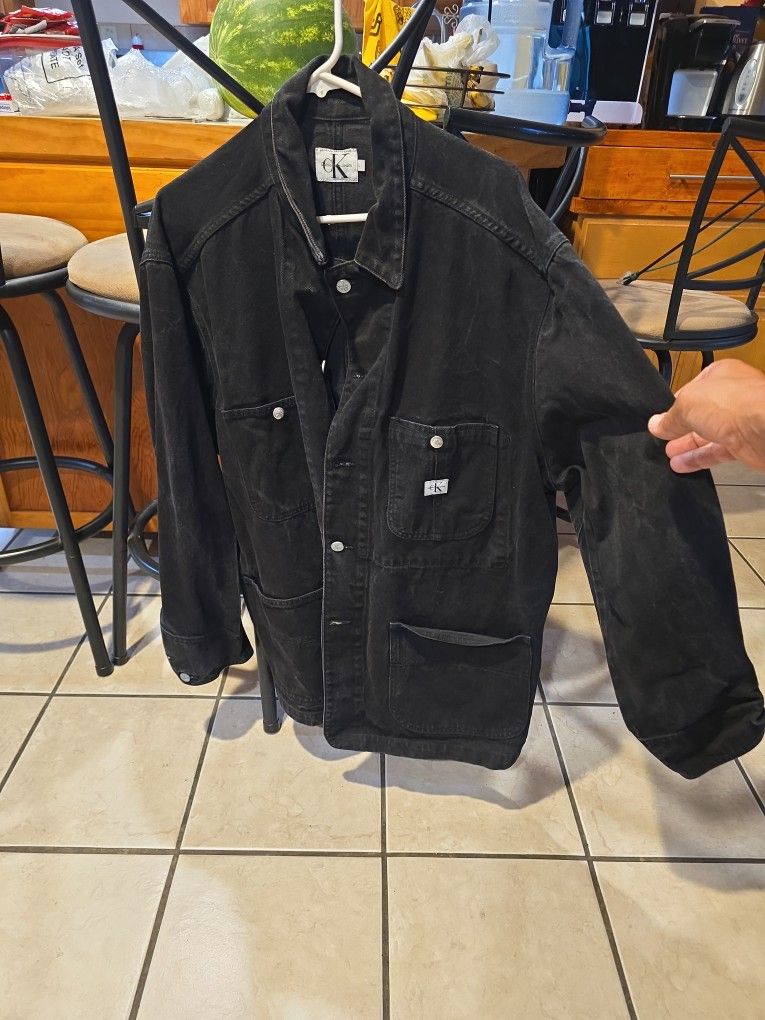 CK Black Denim Jacket
