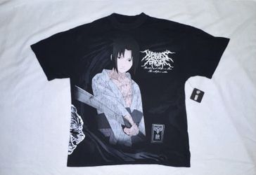 Darc Sport Naruto Shippuden Sasuke Side By Side Oversized Premium Tee Black M