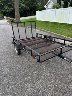 Trailer 5x8  Mesh Gate no registration card