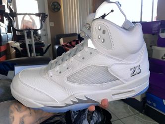 Air Jordan 5 Retro *White Metallic*