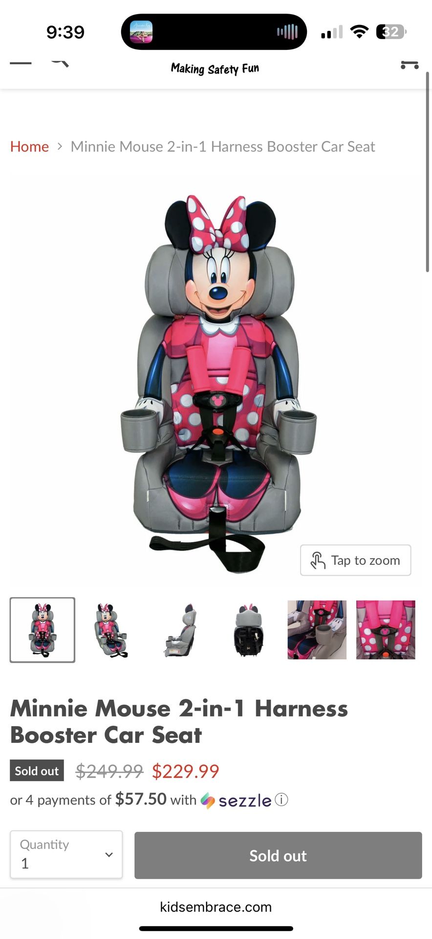 Minnie & Skye Car Seats