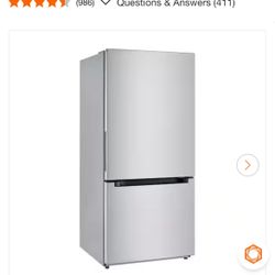 Vissani 30” Refrigerator With Drawer Freezer