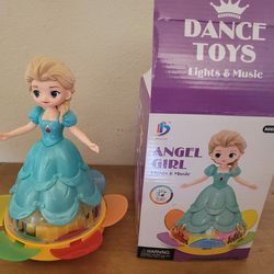 Frozen Elsa Angel Girl Light Up Singing Toy