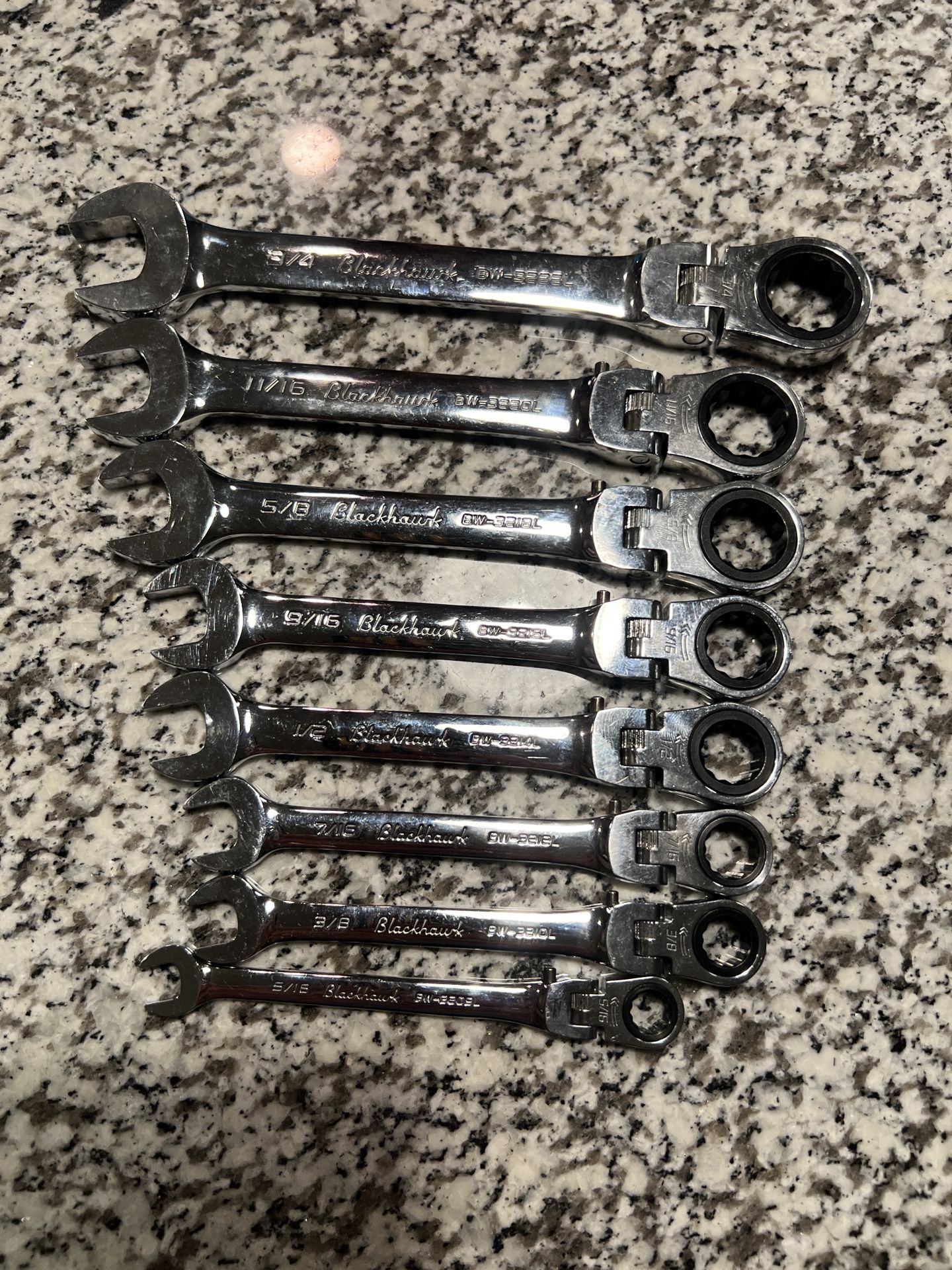 Standard Size Ratchet Wrench Set