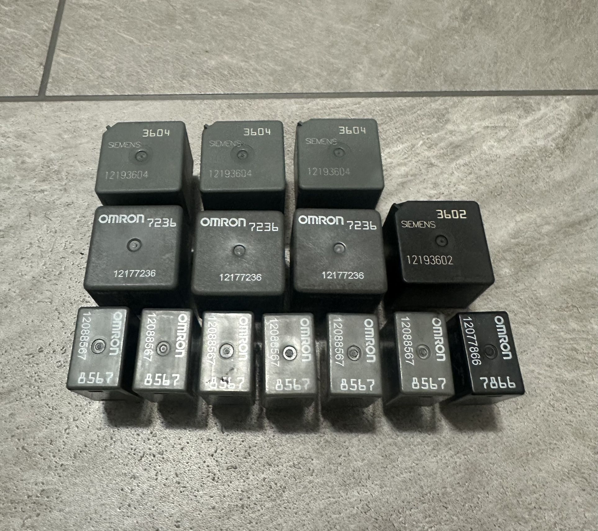 Relays For Car / Fuse Box $70 For All ( Came Off Buick )