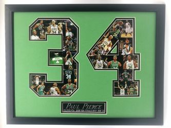 Paul Pierce Boston Celtics #34 NBA collage art