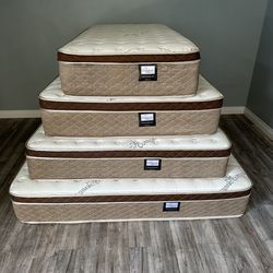 12in King Size Organic Cloud Comfort Europillow Top Mattress