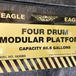 🛠 FOR SALE: 2 Heavy-Duty Eagle 4-Drum Spill Containment Pallets – $150 Each 🛠