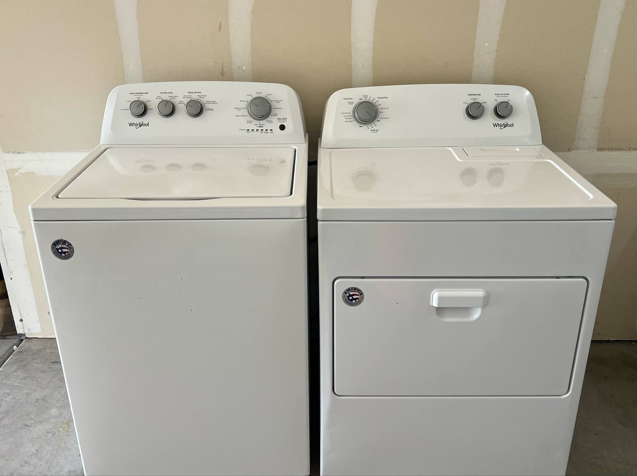 Washer and Dryer (delivery available)