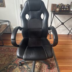 Leather Rolling Office Chair 