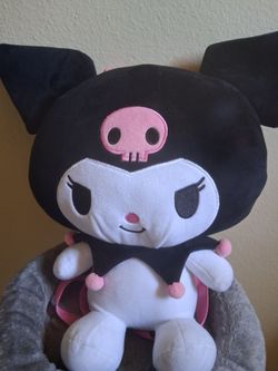Kuromi plush backpack