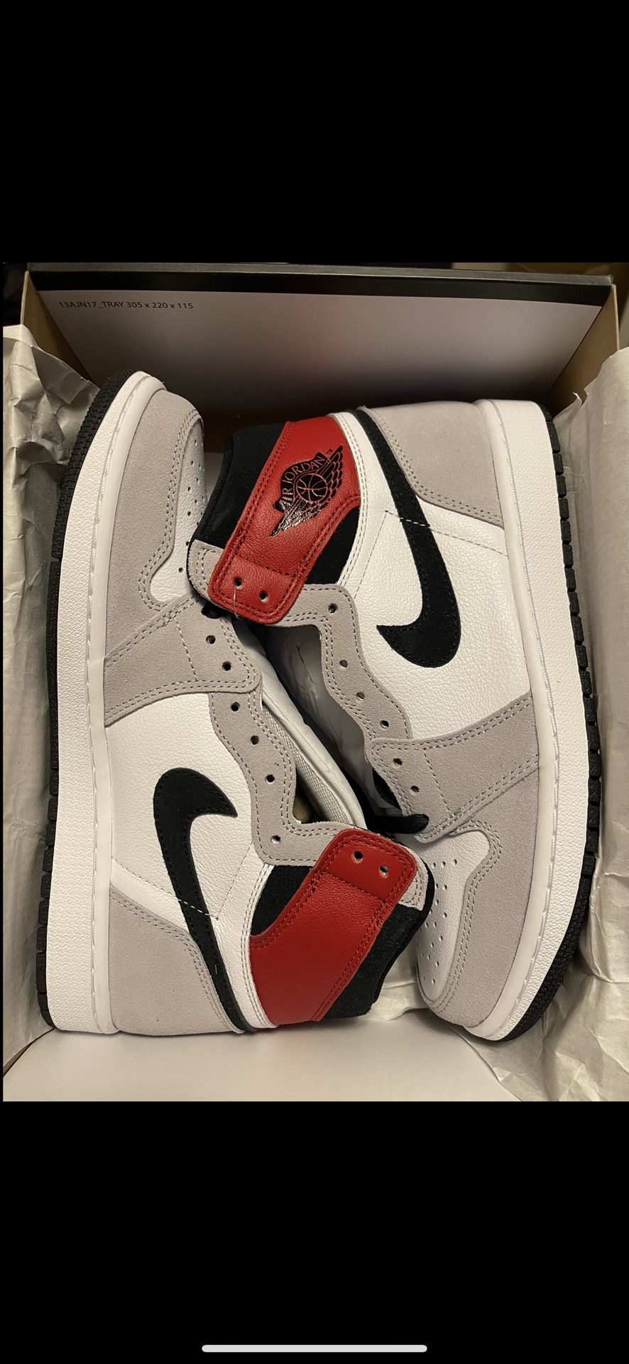 DS JORDAN 1 SMOKE GREY SIZE 9, 9.5, & 10