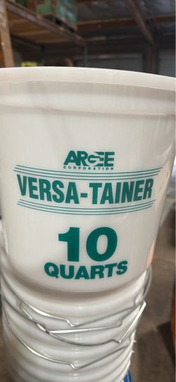 Argee Corporation RG518/100 Clear Calibrated Pail - 10 Quart