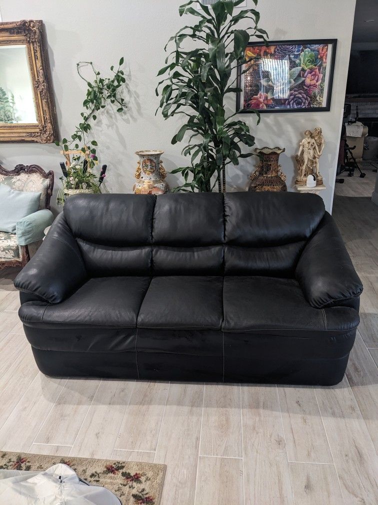 Polyester Black Couch