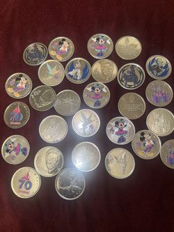 Disneyland's 70th Anniversary collectible medallions