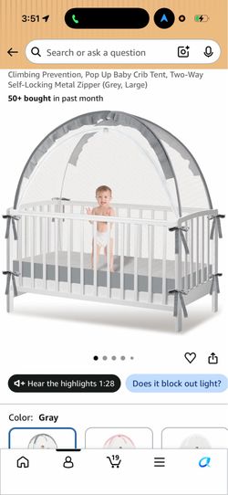 Crib tent