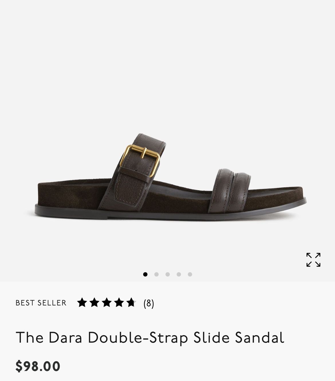 Madewell Chocolate Brown Sandals