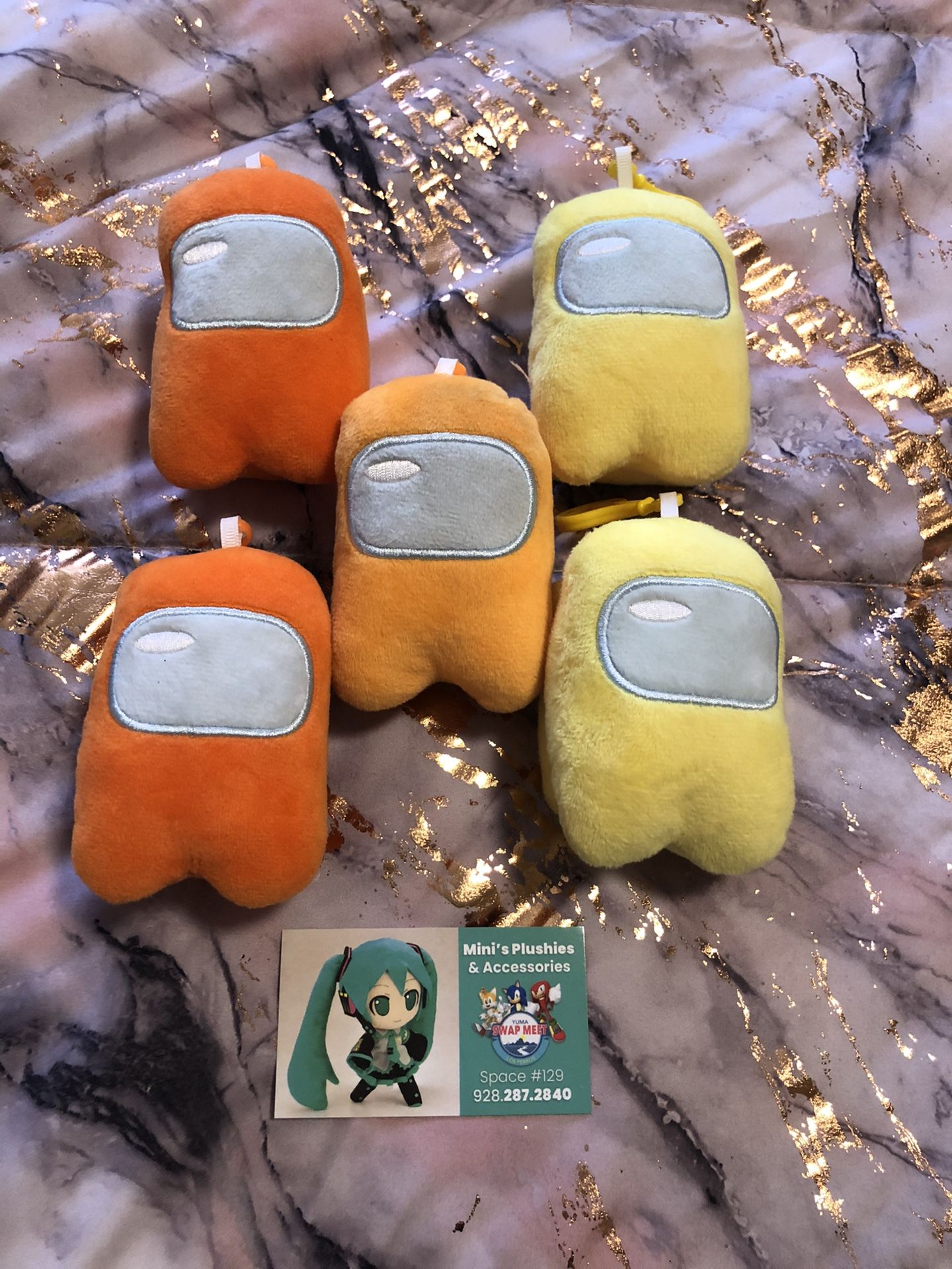 Among Us Keychain Plushies