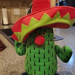 Schaffer large 17" plush cactus with sombrero stuffie 