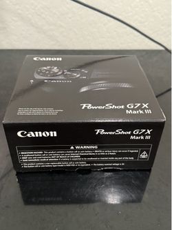 Canon PowerShot G7X Mark iii