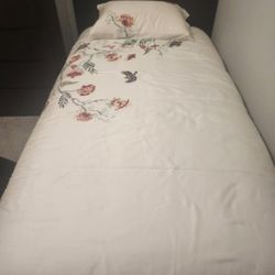 IKEA TWIN SIZE BEDS WITH MATTRESS TWO OF THEM