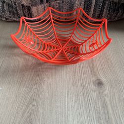 Halloween Spider Web Basket Decoration 
