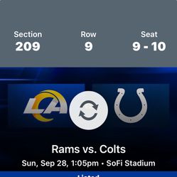 Rams Vs Colts 