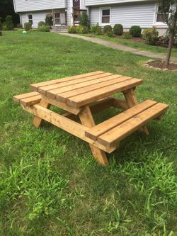 Picnic Tables Made to Order, Kids/toddler (adult 6’ & 8’ Available)