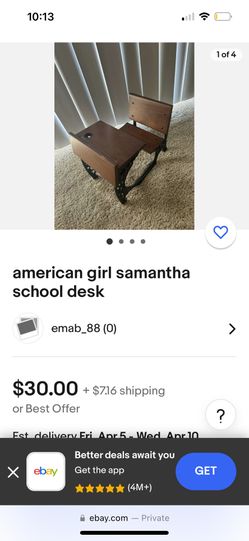 American Girl “Samantha” School Desk