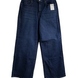 Denizen From Levi's High Rise Wide Leg Jeans Size 8