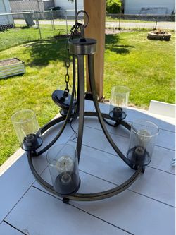 5 light chandelier