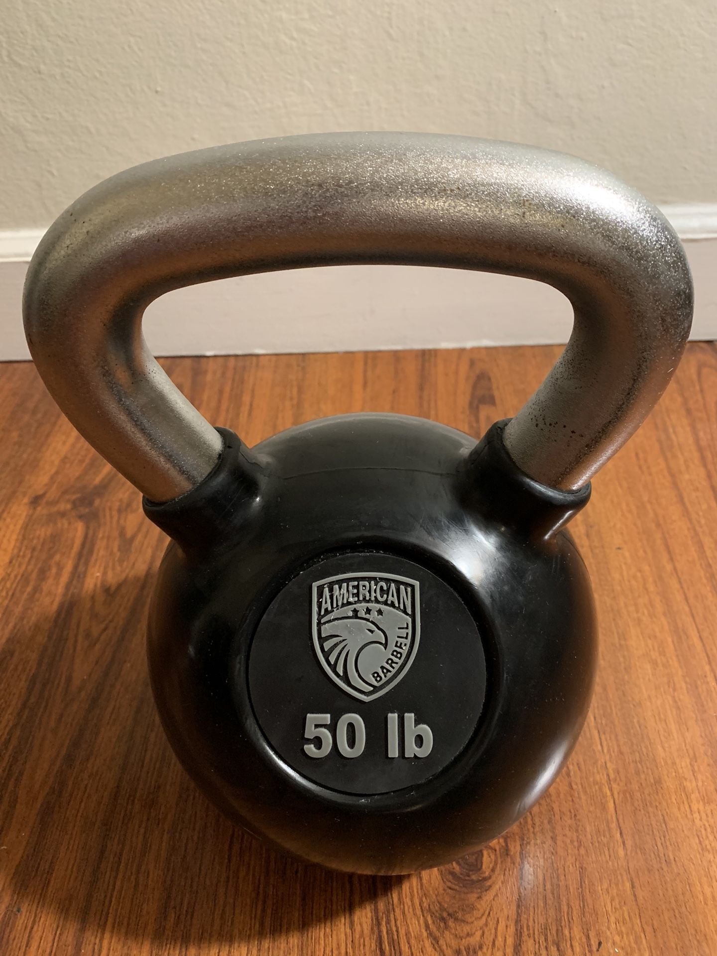 American Barbell Rubber Coated Cast Iron 50 LB Kettlebell